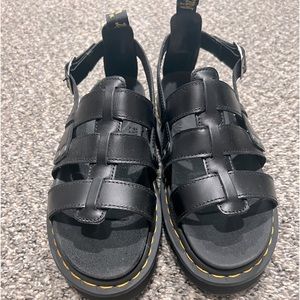 Dr. Martens Terry Leather Strap Sandals Unisex
